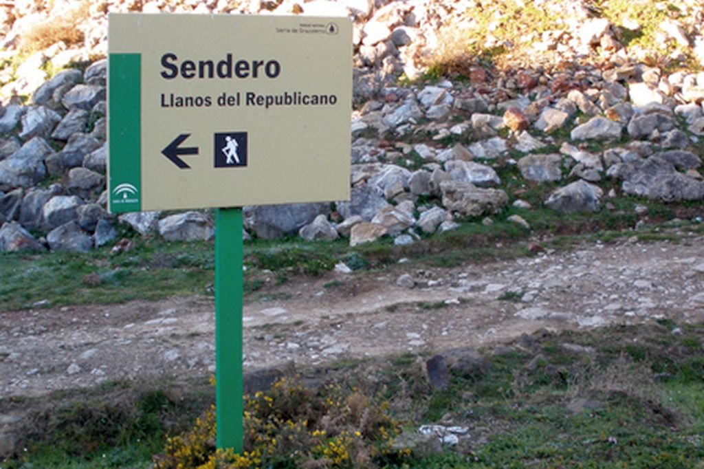 Sendero Llanos del Republicano en Villaluenga de Rosario, Cádiz